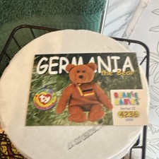 Ty Beanie Babies Official Club Germania the Bear Series 3 Card #4236 (1999) picture