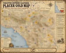 111 Lost and Forgotten Gold Placers in South CA Map - Best Locations Revealed picture