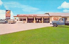 1971 FL Vero Beach McClellands Fruit Shop Roadside stand Mint UNP Postcard A75 picture