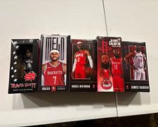 Houston Rockets Bobblehead Collection – Travis Scott, Harden, Westbrook & Carmel picture