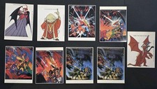 Vintage 1985 Parssine Group Dungeons & Dragons Vending Machine Stickers Lot Of 9 picture