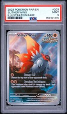 Pokemon Paradox Rift Slither Wing 203/182 Full Art Holo PSA 9 picture