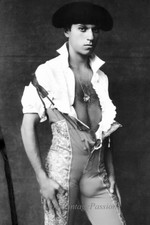 Vintage Male Bullfighter Matador Costume Montera Gay Int 4