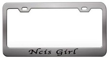Ncis Girl Girly Steel License Plate Frame Car SUV E30 picture