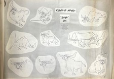 Disney:Paul Bunyan/Babe-Original Stat Oversized Model Sheet-1958 picture