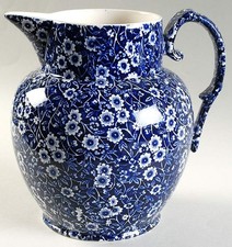 Staffordshire Calico Blue  Etruscan Jug 1980320 picture