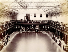 England, Devon, Ilfracombe, Swimming Pool Vintage Albums Print Albumen Print picture