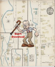 1884  Very Detailed COPY City Map Cherryfield  Maine   Perfect for researchers picture