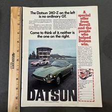 Vintage 1972 Datsun 240-Z original color ad  picture