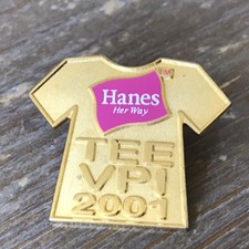 Hanes Her Way Tee VPI 2001 Pin Lapel Enamel Collectible (A10) picture