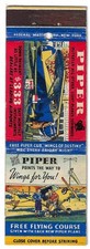 Vintage Matchbook Cover Mail-In Free Piper Cub Wings of Destiny . picture