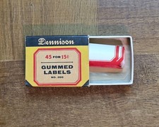 Vintage Box Dennison Gummed Paper Labels No. 205 NOS 45 Labels picture
