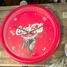 Coca-Cola Classic Round Wall Clock Red White Soda Theme Advertising Clock picture