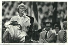 1982 Press Photo President Vigdis Finnbogado'ttir of Iceland - lrx11400 picture
