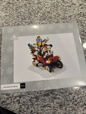 Disney Parks Christmas Santa Mickey Car Figurine FACTORY SEALED NEW RARE picture