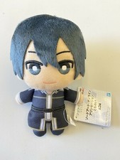 Banpresto Sword Art Online Anime Tomonui Mascot Plush Keychain Kirito BP39668 picture