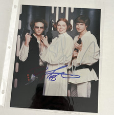 That 70s Show Cast Laura Prepon Danny Masterson 2002 Signed Star Wars Photo 8x10 picture