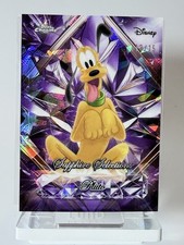 2025 Topps Chrome Disney Sapphire Pluto Purple Sapphire 13/15 picture