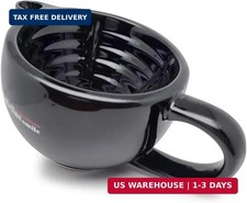 Goodfellas' Smile Black Ceramic Scuttle Shave Mug picture
