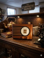 New Malden Vintage Radio 3D Picture Frame Antique Depot Retro Wood Art Deco picture
