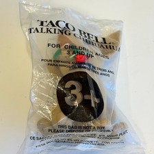 Taco Bell Talking Chihuahua Plush Sealed Yo Quiero 90s Applause Toy picture