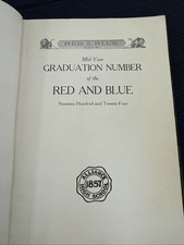 1924 Alliance OHIO High School Mid Year Graduation Yearbook Softcover picture
