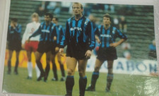 AUTOGRAPH ANDREAS BREHME PHOTO HAND SIGNED FOOTBALL SHIRT INTER MILAN 89 GERMANY picture