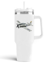 North American T-28 Trojan Stainless Steel Quencher Tumbler 40oz. picture