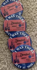 4 - Disneyland 60th Anniversary I Was There July 17, 2015 Button Pin picture