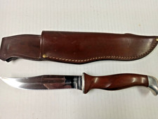 RARE VINTAGE CUTCO HUNTING KNIFE No. 1769 WITH LEATHER SHEATH NICE KNIFE picture