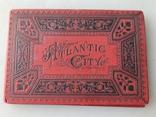 Small 1884 Foldout View Folder of Atlantic City New Jersey picture
