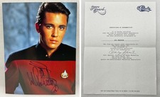 Wil Wheaton Star Trek Hand Signed 8 x 10 Photo Autograph COA by The Score Board picture