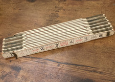 Lufkin C33  RED END Folding Wooden' Ruler 72