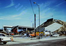 1971 35mm Slide Earthquake Damage Bridge Collapse San Fernando CA #17071 picture