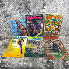 Vtg High Times Magazine Lot 6 Issues 1978 1979 Counterculture Cannabis Retro 70s picture