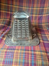 Vintage Metal Stovetop Camp Toaster 4 Slice Pyramid Open Flame Bread Toaster picture