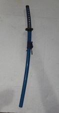 Vintage Midnight Warrior Katana Japanese 37.5” (Shaky Blade) Blue Speckle picture