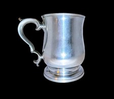 Vtg Kirk Stieff Williamsburg Pewter Tankard Mug CW55-25 Stein Original Label A+ picture