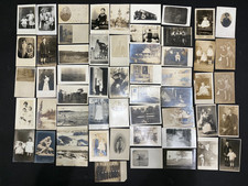 RPPC Lot of 50 1900's Postcards - People Babies Children Places Locations picture