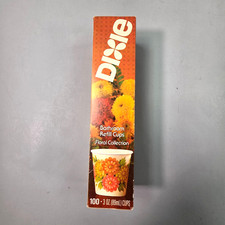 Vintage 1980 Dixie Cups Bathroom Refill 100 Cup *Sealed Box* Minor Box Damage picture