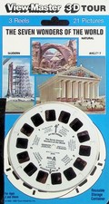 The Seven Wonders Of The World 3d View-Master 3 Reel Packet picture