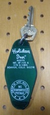 Holiday Inn Key Denver Colorado North Interstate 25 Vintage Motel Fob Room #233 picture