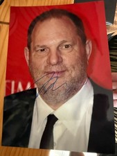 Harvey Weinstein Miramax Film Producer Signed Autograph photo picture