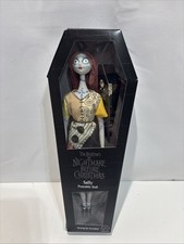 VTG 2000 Tim Burton Nightmare Before Christmas Sally Poseable Doll Coffin Box picture