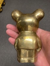 Vintage Disney Mickey Mouse Solid Brass Figure Collectable Figurine picture