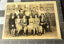 1942 Junior Class Merrill IA Iowa Men Women Antique School PHOTO picture