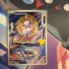 Hisuian Zorua 145/128 30th Anniversary Pokemon Card Pack Fresh Mint Condition picture