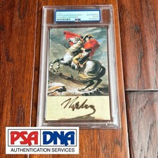 NAPOLEON BONAPARTE Cut Bold Signature Emperor Autograph Signed * PSA picture