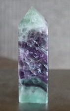 FLUORITE POINT (4 SIDED) 3.15 INCHES TALL/ 109 GRAMS picture