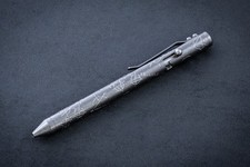 Fellhoelter Knives TiBolt Full Size SW Titanium Pen w/ Anarchy Engravings picture